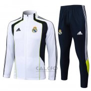 Tuta da Track di Giacca Real Madrid 2025-2026 Bianco Nero