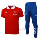 Conjunto Polo Paris Saint-Germain 2024-2025 Rosso