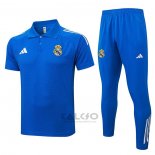 Conjunto Polo Real Madrid 2025-2026 Blu