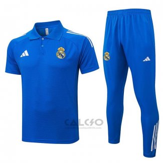 Conjunto Polo Real Madrid 2025-2026 Blu