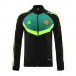 Giacca Manchester United 2024-2025 Nero e Verde