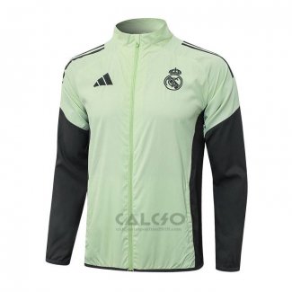 Giacca a Vento Real Madrid 2025-2026 Verde
