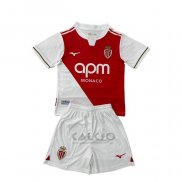 Maglia AS Monaco Home Bambino 2025-2026