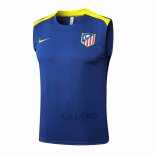 Maglia Allenamento Atletico Madrid Senza Maniche 2025-2026 Blu