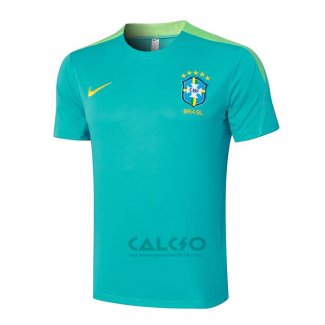 Maglia Allenamento Brasile 2024-2025 Verde