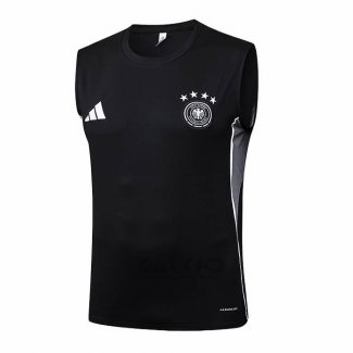 Maglia Allenamento Germania Senza Maniche 2025-2026 Nero