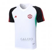 Maglia Allenamento Manchester United 2023-2024 Bianco e Nero