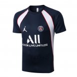 Maglia Allenamento Paris Saint-Germain Jordan 2022-2023 Blu