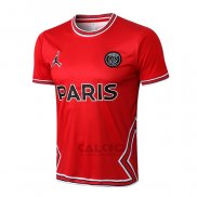 Maglia Allenamento Paris Saint-Germain Jordan 2022-2023 Rosso