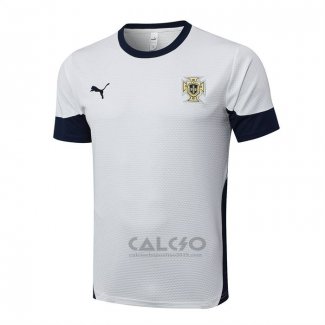 Maglia Allenamento Portogallo 2024-2025 Bianco