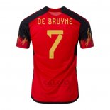 Maglia Belgio Giocatore De Bruyne Home 2022