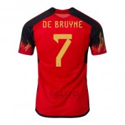 Maglia Belgio Giocatore De Bruyne Home 2022