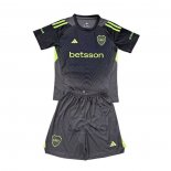 Maglia Boca Juniors Portiere Bambino 2025 Nero