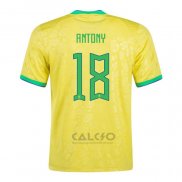 Maglia Brasile Giocatore Antony Home 2022