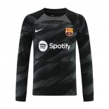 Maglia FC Barcellona Portiere Manica Lunga 2023-2024 Nero