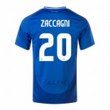 Maglia Italia Giocatore Zaccagni Home 2024-2025