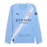 Maglia Manchester City Home Manica Lunga 2025-2026