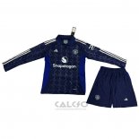Maglia Manchester United Away Manica Lunga Bambino 2024-2025