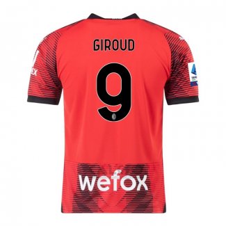 Maglia Milan Giocatore Giroud Home 2023-2024