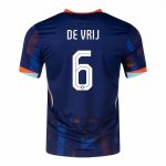 Maglia Paesi Bassi Giocatore De Vrij Away 2024-2025