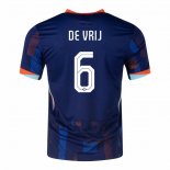Maglia Paesi Bassi Giocatore De Vrij Away 2024-2025