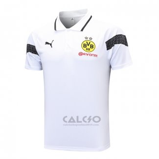 Maglia Polo Borussia Dortmund 2023-2024 Bianco