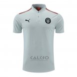 Maglia Polo Manchester City 2022-2023 Grigio