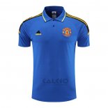 Maglia Polo Manchester United 2022-2023 Blu