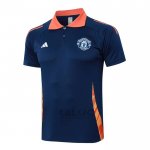 Maglia Polo Manchester United 2024-2025 Blu