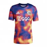 Maglia Prematch Ajax 2025-2026 Blu Arancione