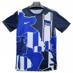 Maglia Prematch Hertha BSC 2024-2025 Blu
