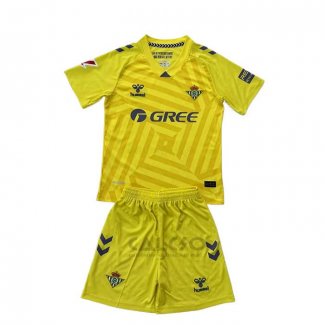 Maglia Real Betis Portiere Bambino 2025-2026 Giallo