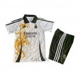 Maglia Real Madrid Dragon Bambino 2025-2026 Bianco