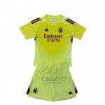 Maglia Real Madrid Portiere Bambino 2025-2026 Giallo