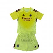 Maglia Real Madrid Portiere Bambino 2025-2026 Giallo