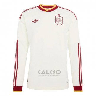Maglia Spagna Away Manica Lunga 2026