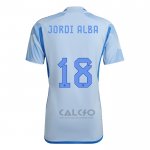 Maglia Spagna Giocatore Jordi Alba Away 2022