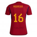 Maglia Spagna Giocatore Rodrigo Home 2022