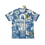 Maglia Brasile Jesus 2025-2026 Blu Thailandia