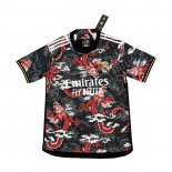 Maglia Real Madrid Dragon 2024-2025 Nero Thailandia