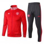 Tuta da Track Manchester United 2018-2019 Rosso