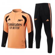 Tuta da Track di Felpa Arsenal Bambino 2026-2027 Arancione