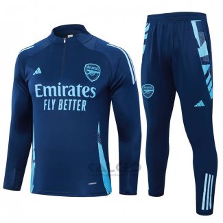 Tuta da Track di Felpa Arsenal Bambino 2024-2025 Blu