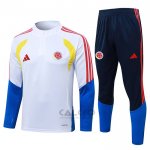 Tuta da Track di Felpa Colombia Bambino 2026-2027 Bianco