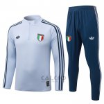 Tuta da Track di Felpa Italia 2026-2027 Blu Claro