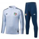 Tuta da Track di Felpa Italia 2026-2027 Blu Claro