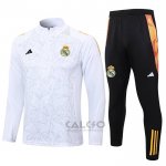 Tuta da Track di Felpa Real Madrid 2024-2025 Bianco