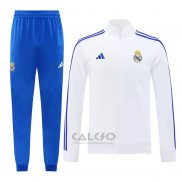 Tuta da Track di Giacca Real Madrid 2024-2025 Bianco