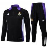 Tuta da Track di Giacca Real Madrid 2024-2025 Nero
