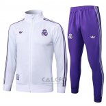 Tuta da Track di Giacca Real Madrid 2025-2026 Bianco